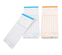 HONMEET Fiches de Présence Papier pour Pointeuse Horaire, Cartes Hebdomadaires en Papier pour Suivi des Entrées et Sorties au Bureau Usine