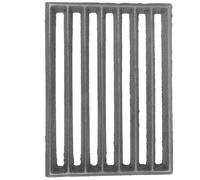 HONMEET Grille à Griller Rectangulaire en Fonte Noire, Cuisson Barbecue | Accessoires de Barbecue, Rétention Thermique Élevée, Entretien Facile, Usage Polyvalent, Format Cheminée