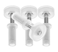 HONMEET Kit de Quincaillerie Ouverture Fluide pour Porte Pliante Double en Acier Inoxydable, Charnières Robustes Pivot 4 Pièces pour Placard et Meuble