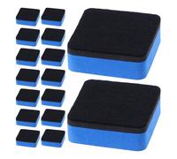 HONMEET Lot de 20 effaceurs à sec 5 x 5 cm pour tableau noir et tableau blanc, lingettes de nettoyage carrées en EVA et feutre, effaceur de tableau noir pour l'école, enseignants et
