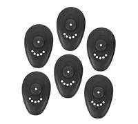HONMEET Lot de 3 Paires de Cache-oreilles en Silicone Unisexe pour Teinture Capillaire, Protection Auditive Antidérapante, pour Usage Personnel et Salon de Coiffure