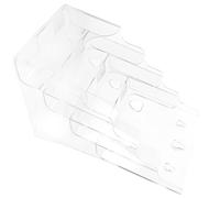 HONMEET Organisateur Position Flexible de Littérature en Acrylique Transparent Porte-brochures A5 et Rangement Pratique pour Bureau pour Documents et Catalogues
