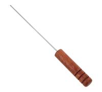 HONMEET Outil à Hameçon en Acier Inoxydable Noir pour Pêche en Mer et Glace | Bois Marron, Extraction de Grenouille, Retrait Profond, Ensemble Multifonction