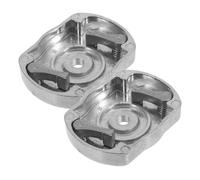 HONMEET Pignon de Démarreur 40-5 en Aluminium, Lot de 2 pour Tondeuse | Compatible 3wf-3a, Cliquet Précis, Réparation Rapide, Usage Jardin, Argenté, pour Coupe-bordures