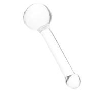 HONMEET Pilon à Moudre en Cristal pour Médicaments et Pigments, Prise Ergonomique, Résistant à L'usure, Laboratoire et Cuisine