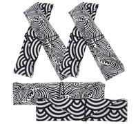 HONMEET Pochettes pour baguettes japonaises 6 sacs en tissu coton et lin style japonais pour rangement de sushi adapté aux fêtes et usage personnel