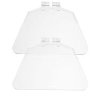 HONMEET Protection Oculaire 2 Pièces en Plastique Transparent 10 CM pour Meuleuse d'Angle, Garde de Banc Pratique pour Travaux de Bricolage et