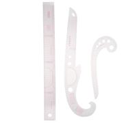 HONMEET Règle Courbe Française 3 Pcs Plastique Pour Couture Avec Outils De Coupe Polyvalents Pour Projets De Loisirs Créatifs Et Patronage
