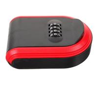 HONMEET Rouge, Boîte à Clés à Code Coffre de Sécurité ABS pour Chantier | Verrouillage par Mot de Passe, Usage Chantier et Location Saisonnière, Format Pratique, Protection Simple