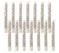 HONMEET Rouleau de Bénédiction de Porte Juive en Papier Doré, Ensemble de 15 Pièces, Décoration Élégante et Symbolique pour Mariages et Pendaisons de Crémaillère
