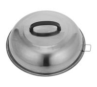 HONMEET Stainless Steel Pot Cover Épais Couvercle de Cuisson Étanche pour Plaques Poêles Barbecue à Hauteur Augmentée Cuisine Maison ou Professionnelle