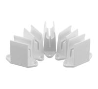 HONMEET Support de Manivelle en Plastique Blanc Compatible Facile à Installer Équerre Murale Vis pour Volet Roulant pour Applications Résidentielles