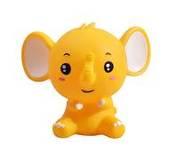 HONMEET Tirelire Éléphant en Vinyle, Pot à Économies pour Garçon et Filles, Rangement des Pièces et Billets, Cadeau d’Anniversaire, 1 Pièce