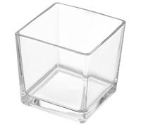 HONMEET Vase Verre Transparent Élégant pour Fleurs Fraîches et Plantes Succulentes Pot de Décoration pour Table Basse et Intérieur