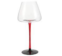 HONMEET Verres à Vin Bourgogne 710ml en Cristal à Pied Rouge Élégant | Grosse Capacité, Tige Haute, Prise Antidérapante, Arômes Concentrés, pour Mariages, Caves et Dégustations