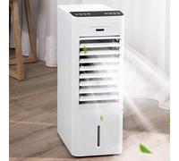 HONQGAO Climatiseur Portable 3 en 1 9000 BTU Réversible avec Affichage LED et Télécommande pour Pièce Maison Bureau Jusqu'à 25 m², 3 Vitesses de Ventilation et Minuteri, Blanc