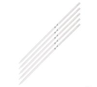 Honseadek Brochettes de barbecue plates en titane pour camping, cuisine en plein air, accessoires de randonnée légères avec poignée ondulée, brochettes à viande en métal pour pique-nique dans le