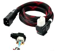 Honseadek Câble d'extension en silicone 50 A, câble adaptateur | Câble d'extension en silicone 50 A, câble adaptateur d'alimentation en forme de T, connecteur haute intensité 10 AWG