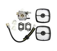 Honseadek Carburateur pour débroussailleuses SRM-2100, SRM-1501, SRM-3100 et GT Series compatible avec Zama C1U-K52 C1U-K47 C1U-K29 - Kit de remplacement pour corde