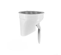 Honseadek Joint de vidange de sol intégré pour tuyau d'évacuation en PVC de 50 à 160 mm, siphon anti-odeur et valve anti-refoulement, bloqueur d'odeurs de salle de bain (50 mm)