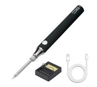 Honseadek Kit de fer à souder USB sans fil avec température réglable et stylo chauffant rapide pour la fabrication de bijoux