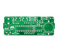 Honseadek Kit de soudure d'horloge LED à monter soi-même, projet d'entraînement électronique avec boîtier en acrylique, affichage à quatre chiffres STEM pour les amateurs (vert avec coquille)
