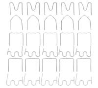 Honseadek Lot de 1200 agrafes de soudage en plastique en acier inoxydable pour réparation de pare-chocs de voiture, assortiment de broches d'angle plates ondulées