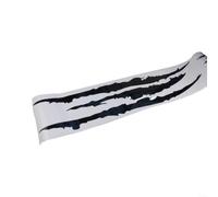 Honseadek Lot de 3 autocollants en vinyle pour phares de capot de voiture | Matériau de qualité, résistant aux intempéries, forte adhérence, facile à appliquer, couleurs noir et blanc pour voitures