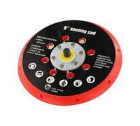 Honseadek Plateau arrière de ponceuse de 15,2 cm avec 17 trous pour ponçage ventilé, plaque de rechange filetée 5/16-24, disque de meulage en plastique haut (1 pièce)