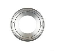 Honseadek Plateau pivotant en acier galvanisé, plateau tournant Lazy Susan de 35 cm pour cuisine - Plateau de service rotatif de 35 cm avec roulement à rotation lisse, idéal pour table de salle à