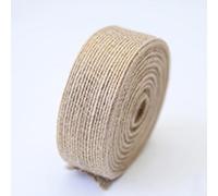 Honseadek Ruban de jute naturel pour travaux manuels Ficelle de chanvre | Nœuds, décorations de mariage rustiques, ruban d'emballage marron, salle de fête