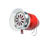 Honseadek Sirène industrielle extérieure 220 V 60 W 110 dB Système d'alarme à haut décibels Dispositif de coque en fer robuste pour la sécurité d'entrepôt