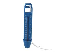 Honseadek Thermomètre flottant pour piscine, spas et étangs, jauge de température d'eau à double échelle Fahrenheit, flotteur extérieur en plastique
