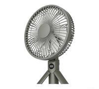 Honseadek Ventilateur de camping rechargeable par USB 3000 mAh, ventilateur de bureau pliable à main avec 4 vitesses de vent et charge de type C pour camping et randonnée (vert)