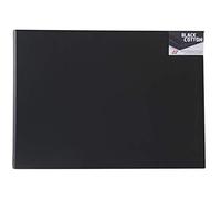 Honsell 15340 - Châssis en Coton Noir de Haute qualité, env. 30 x 40 cm, 100% Coton, tendu Dur sur Bois d'épicéa