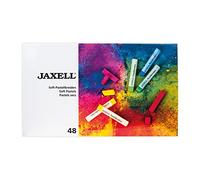 Honsell 47652 Jaxell Lot de 48 craies pastel de forme carrée pour un travail précis et précis Couleurs riches et résistantes à la lumière, idéal pour les artistes, les loisirs, les enfants, l'école, les cours d'art