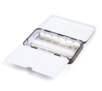 Honsell Boîte Vide en métal Aquarelle pour 12 Demi-Bols ou 6 Bols complets avec Palette de mélange et Anneau de Pouce, Coloré