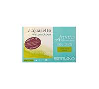 Honsell Fabriano Artistico Acquarello 19023045 Watercolour Bloc de 20 feuilles de carton aquarelle 300 g/m² Blanc naturel 30,5 x 45,5 cm