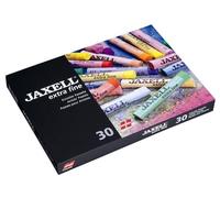 Honsell Jaxell 46030 Lot de 30 pastels d'artiste extra fins dans un étui en carton, dégradé de couleurs doux, haute brillance pour artistes, peintres amateurs, écoles, cours d'art et formation