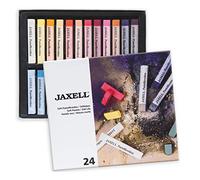 Honsell Jaxell 47643 Lot de 24 craies pastel douces pour la vie morte, couleurs riches, pour travaux de surface et de précision, pour artistes, peintres amateurs, école, cours d'art, formation