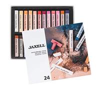 Honsell Jaxell 47644 Lot de 24 pastels souples pour portraits, couleurs riches, pour travaux de surface et de précision, pour artistes, peintres amateurs, école, cours d'art, formation