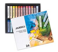 Honsell Jaxell 47645 Lot de 24 pastels souples pour un travail précis et de surface Pour artistes, peintres amateurs, écoles, enseignements artistiques, coloré