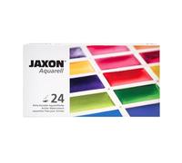 Honsell Jaxon Boîte de 24 aquarelles Fines dans Un Godet en métal avec Palette de mélange Pliable, coloré, taille unique