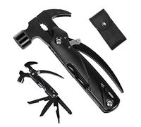 HONZIN Marteau Multifonction 12 en 1 Pince Multifonction Marteau de Survie Lame Acier Inoxydable Marteau multi-outils pour Camping Chasse et Randonnée