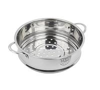 Hoobao Panier Vapeur INOX, Ustensile de Cuisine en Acier Inoxydable, Accessoire Autocuiseurs, Cuiseur Vapeur 22 Cm de Diamètre Intérieur, Durable, Cuit Plus Sainement