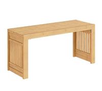 HOOBRO Banc de Salle à Manger en Bambou, Entrée 90 cm, Tabouret de Cuisine pour 2 Personnes, Banc à Chaussures, pour Salle à Manger, Entrée, Chambre, Couleur Bambou EYL16CD01