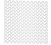 HOODANCOS 18 Pcs Ressorts de Remplacement pour Canapé 60 CM Lot de 18 Ressorts Serpentin de Siège en Métal Robustes pour Réparation Meubles Affaissés, Pièces de Rechange Universelles pour