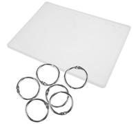 HOODANCOS 1ensemble Moule Silicone pour Couverture de Carnet Moule Époxy Flexible pour Création de Couverture de Bloc-notes Coque de Reliure et Mobiles Facile à Nettoyer