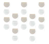 HOODANCOS 200pièces Filtrants Thé Ronds Jetables avec Cordon Sachets Infuseurs sans Odeur pour Épices et Herbes Filtration Sécurisée et Pratique pour Infusion Rapide