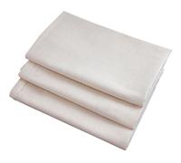 HOODANCOS 3 Pièces Étamine Multifonctionnelle en Coton Blanc Cuisine, Tissu Filtrant Pratique et Facile à Nettoyer, pour Yaourt et Fabrication de Fromage